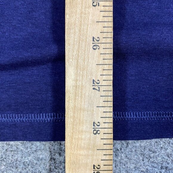 Tasc Shirt XL Blue Solid 1/4 Zip Pullover Long Sleeves Organic Cotton Bamboo - Picture 5 of 8